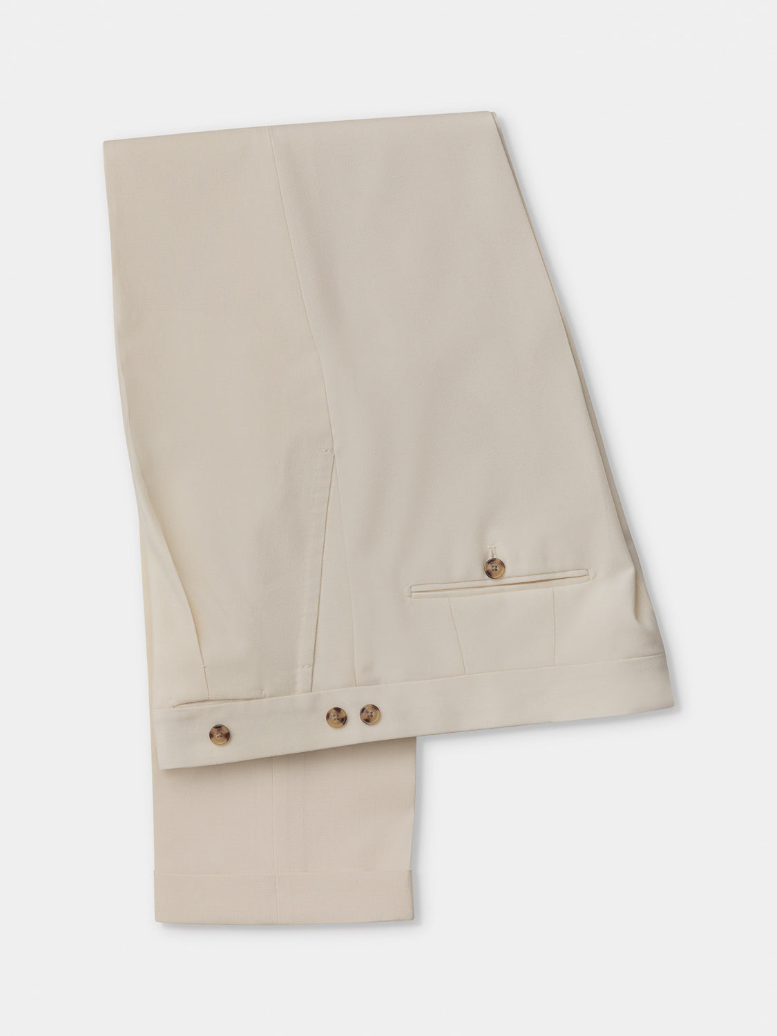 Classic Sartorial Trousers - Ivory