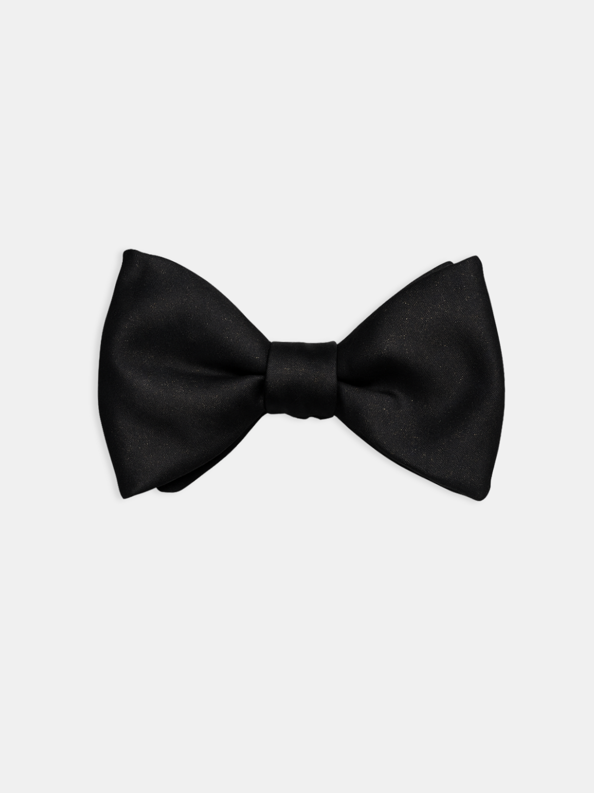 Bow Tie - Black satin