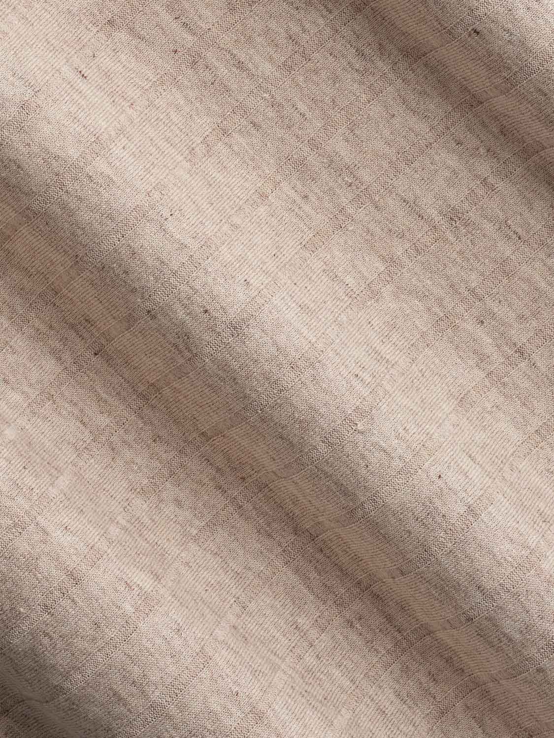 Ribbed T-shirt  - Beige