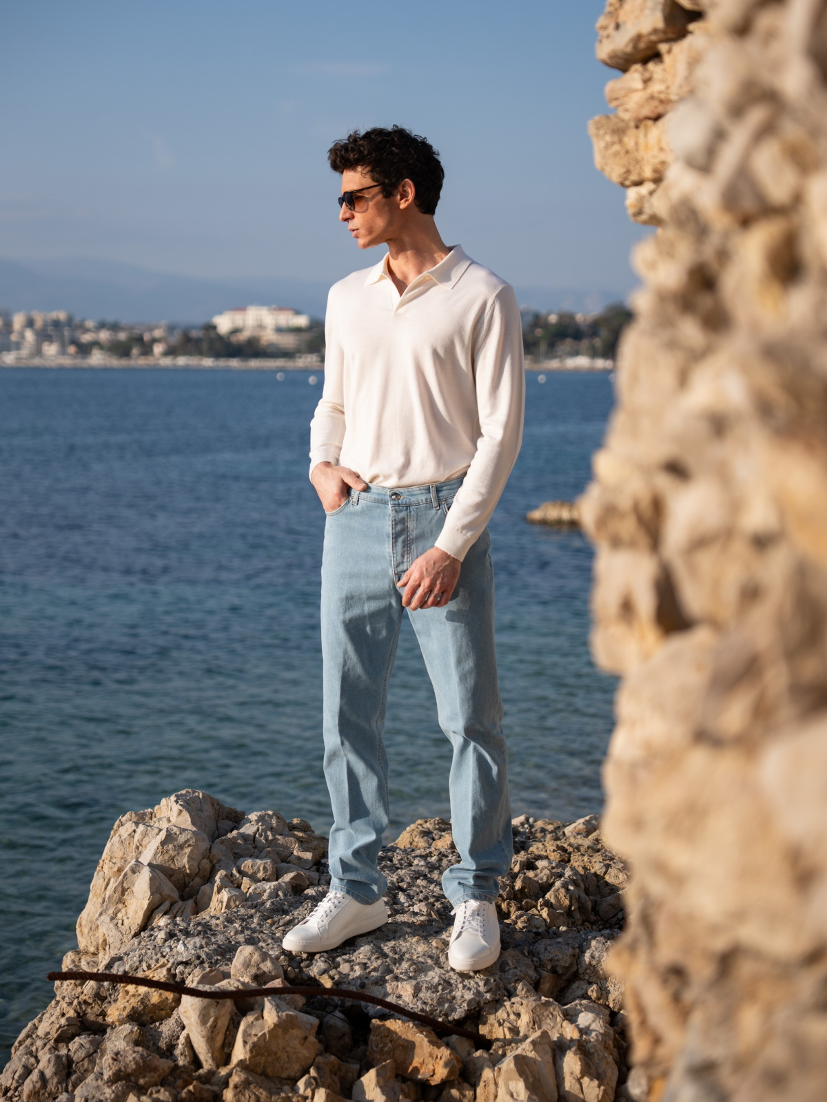 Wide Leg Jeans - Washed