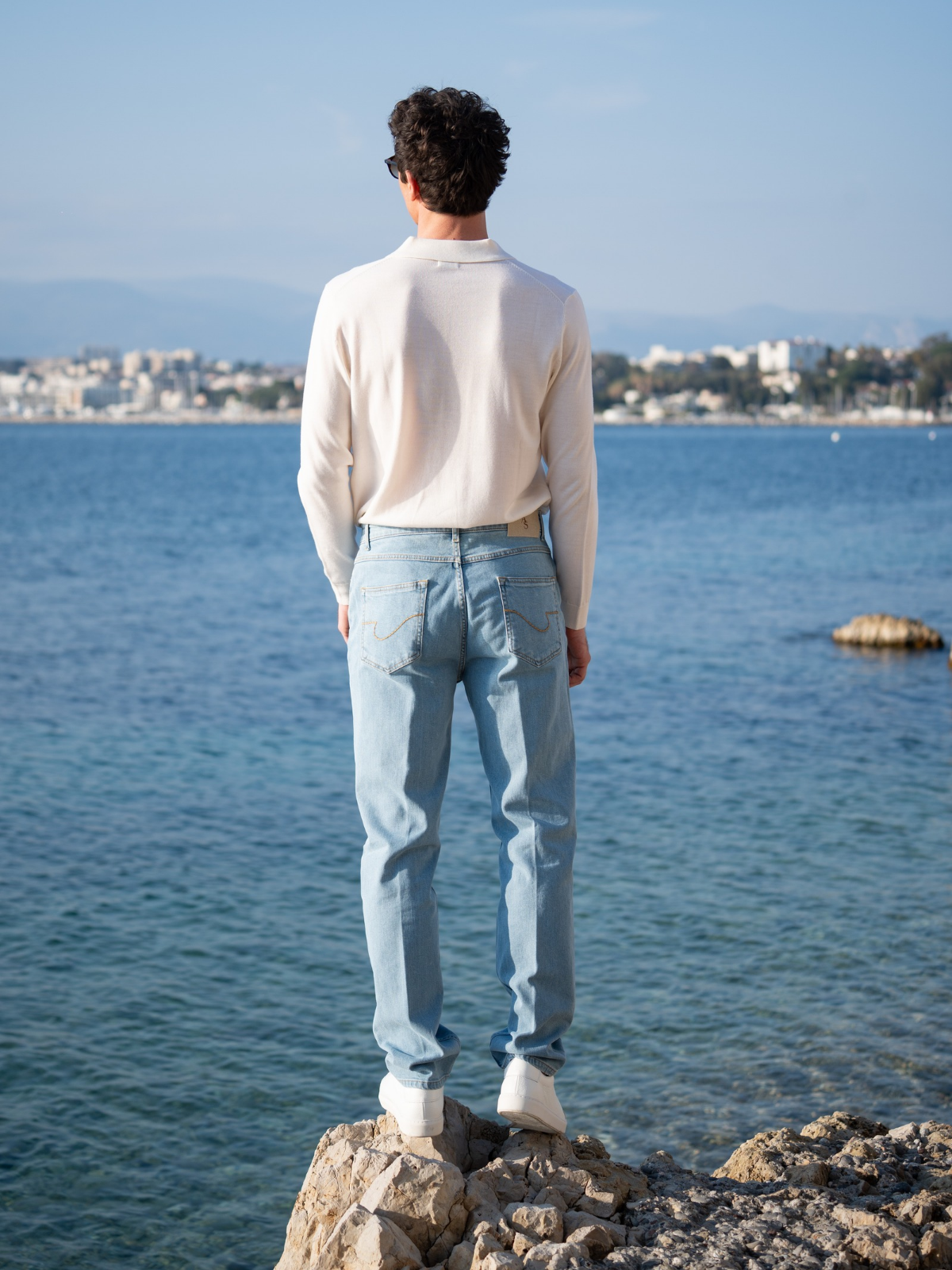 Wide Leg Jeans - Washed