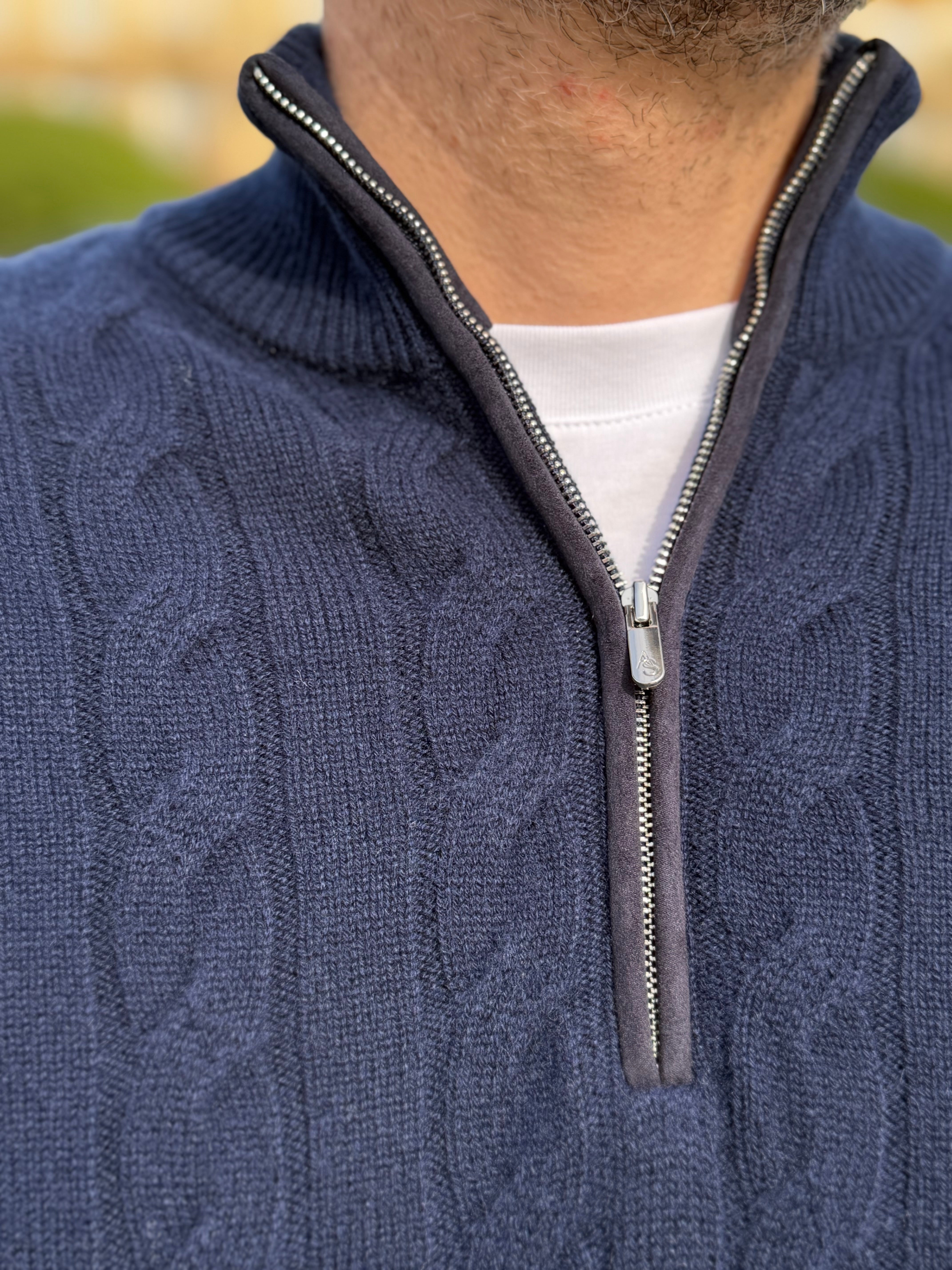 Chalet sweater - Marine