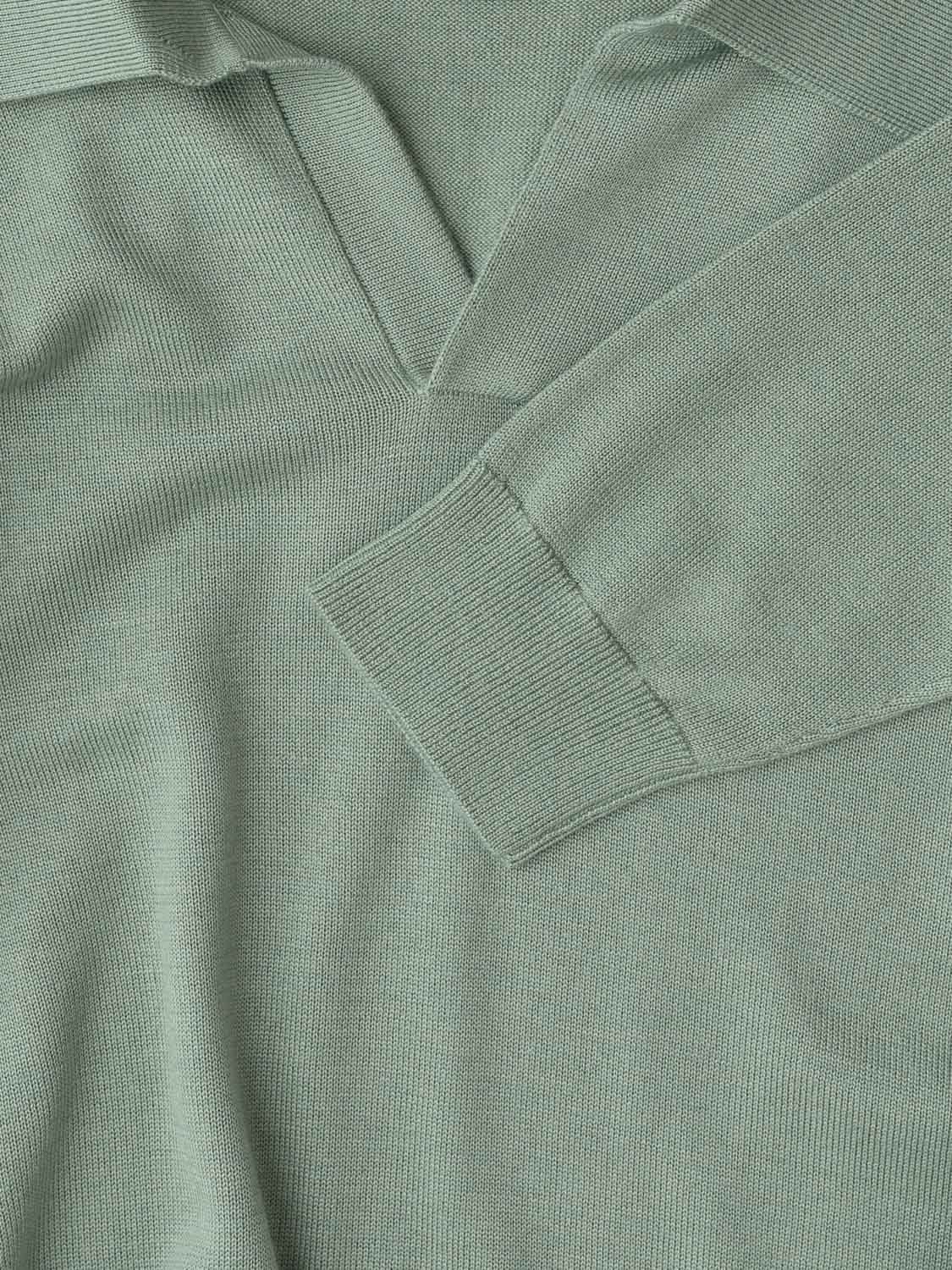 Polo Buttonless - Sage Green