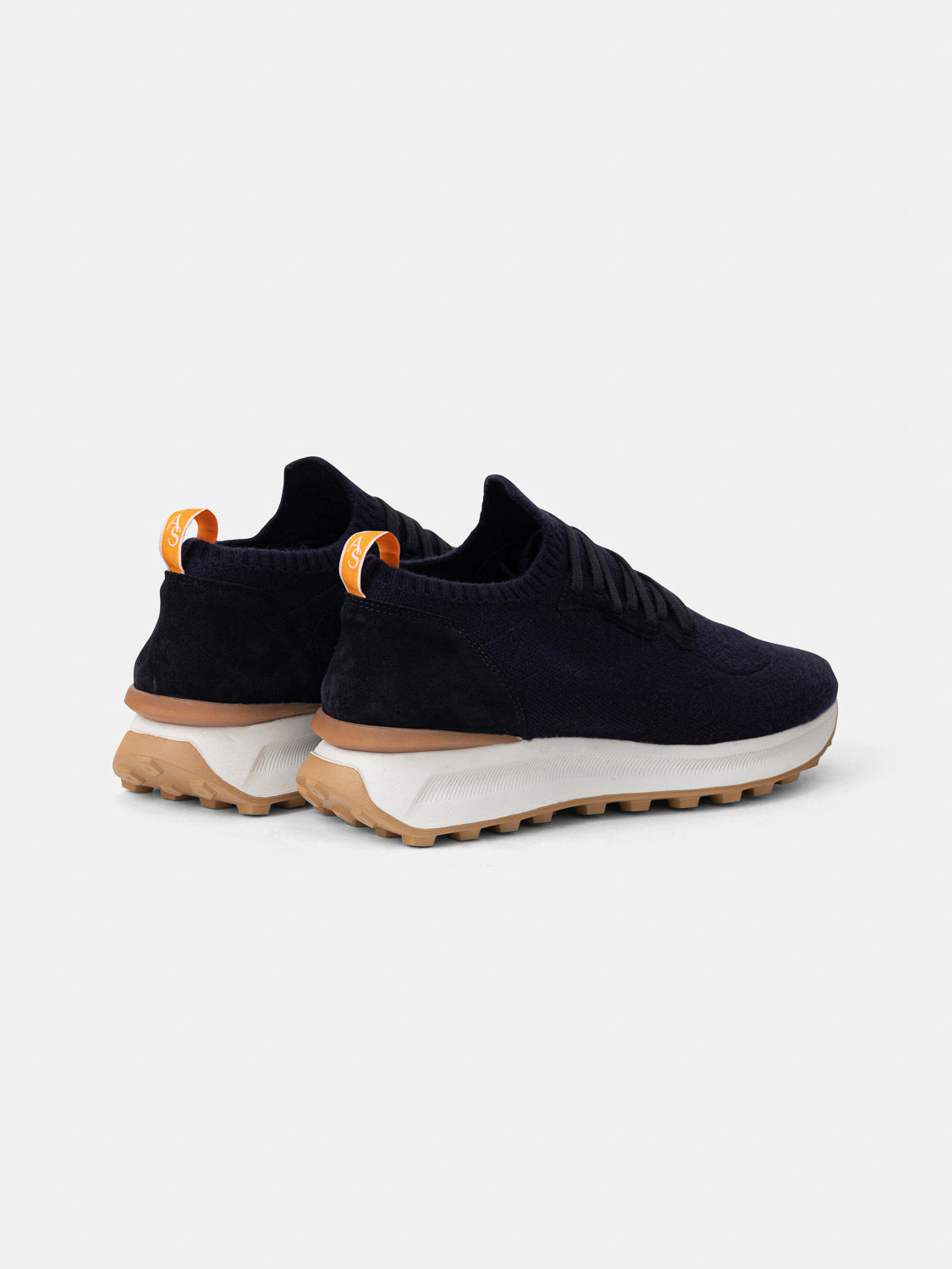 Knitted sneakers - Navy tones