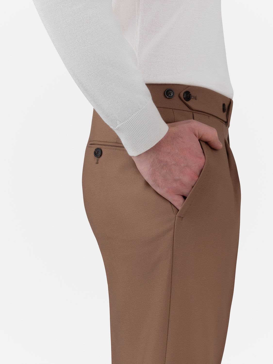 Classic Sartorial Trousers - Camel