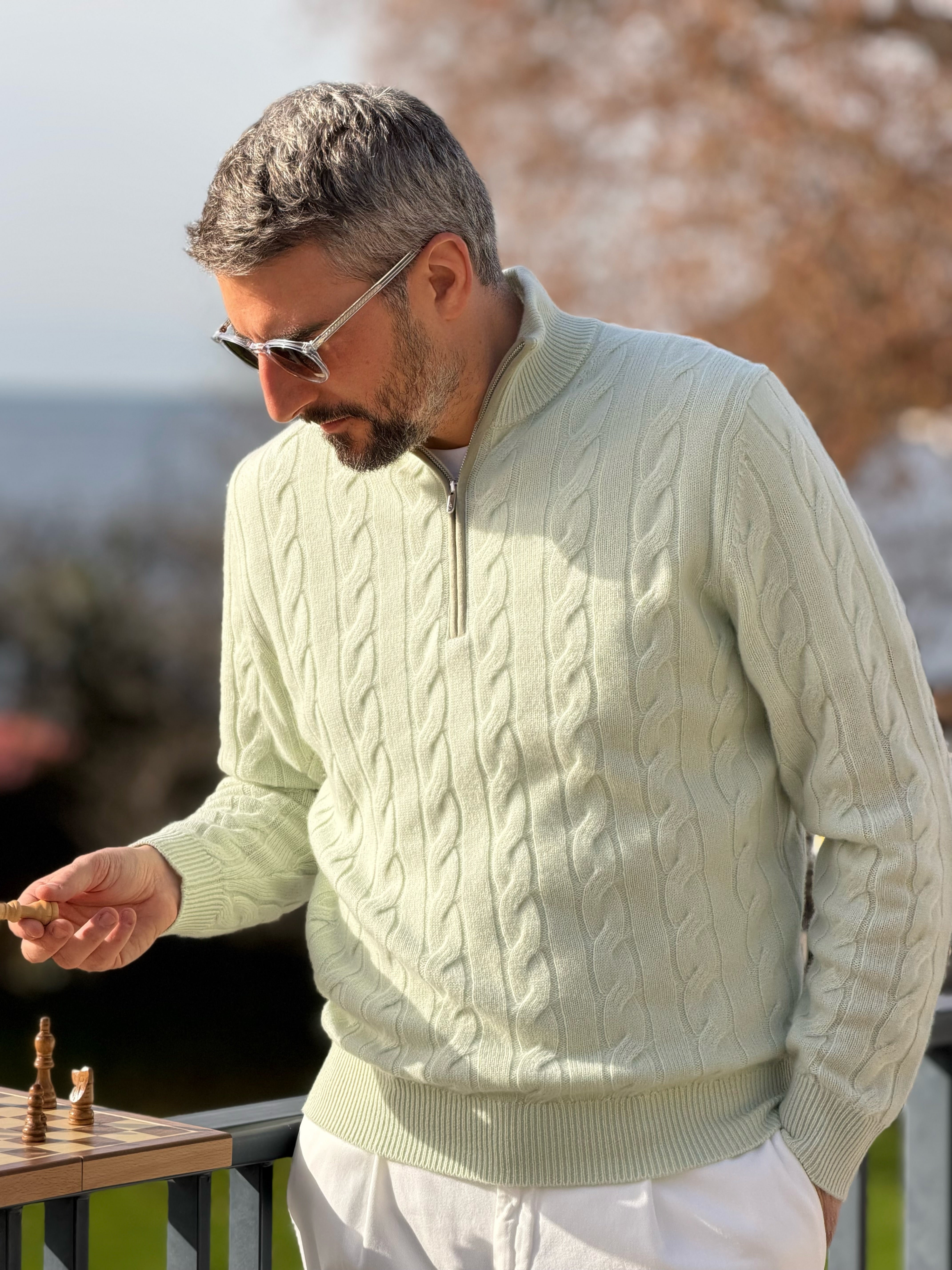 Chalet sweater - Pale Green