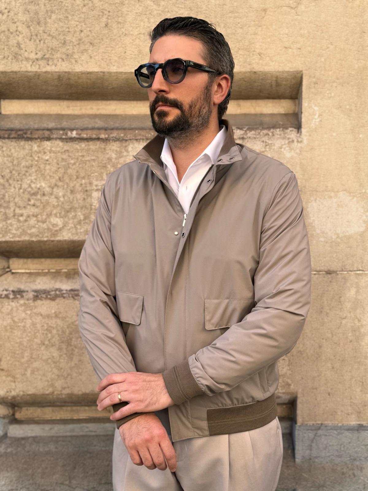 Driver Blouson- Taupe