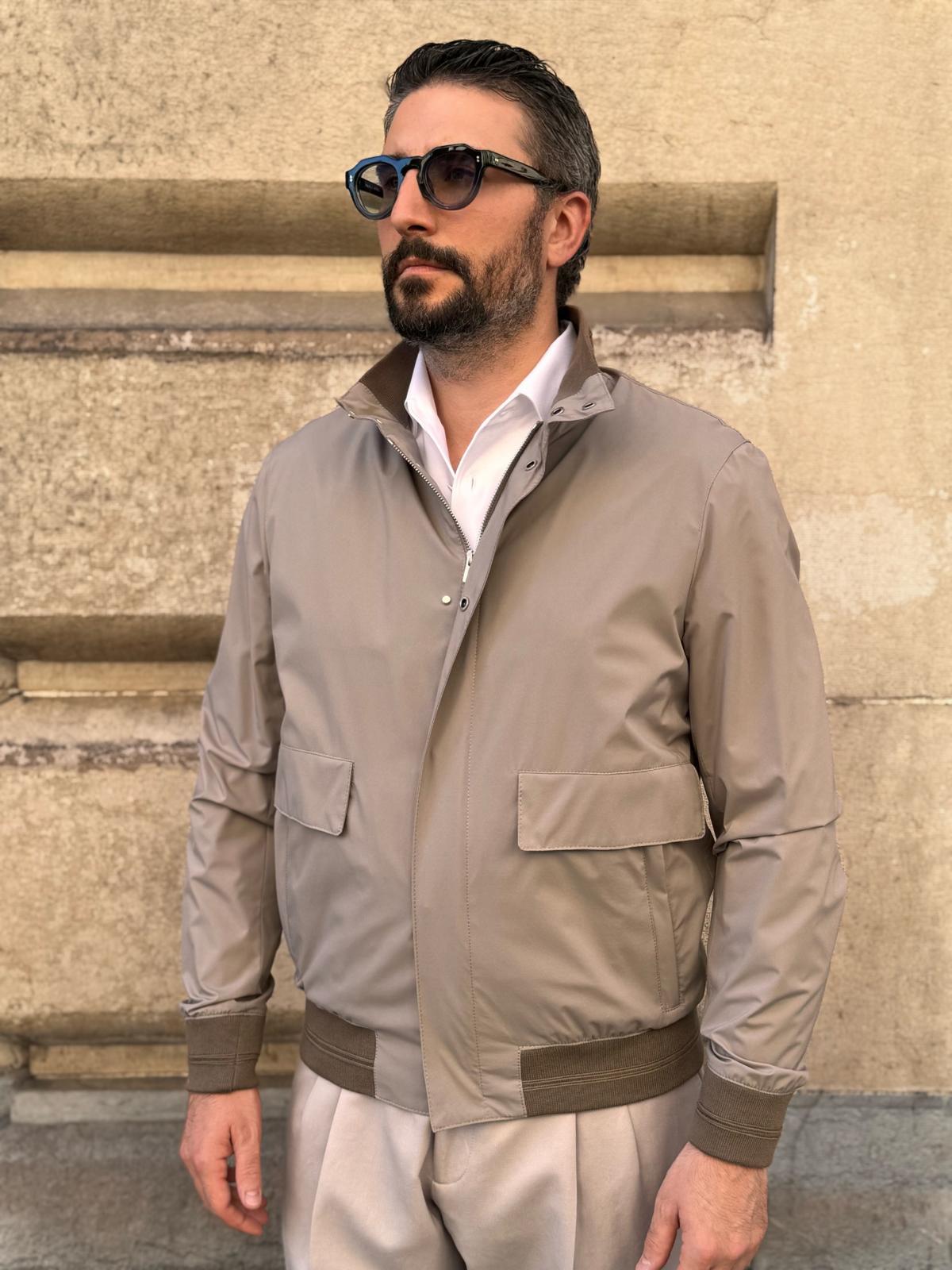 Driver Blouson- Taupe