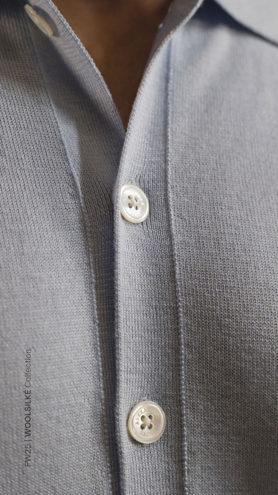 Shirt Knitted - Sky Blue