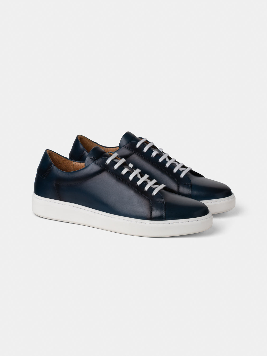 Calfskin Sneakers - Navy Patina