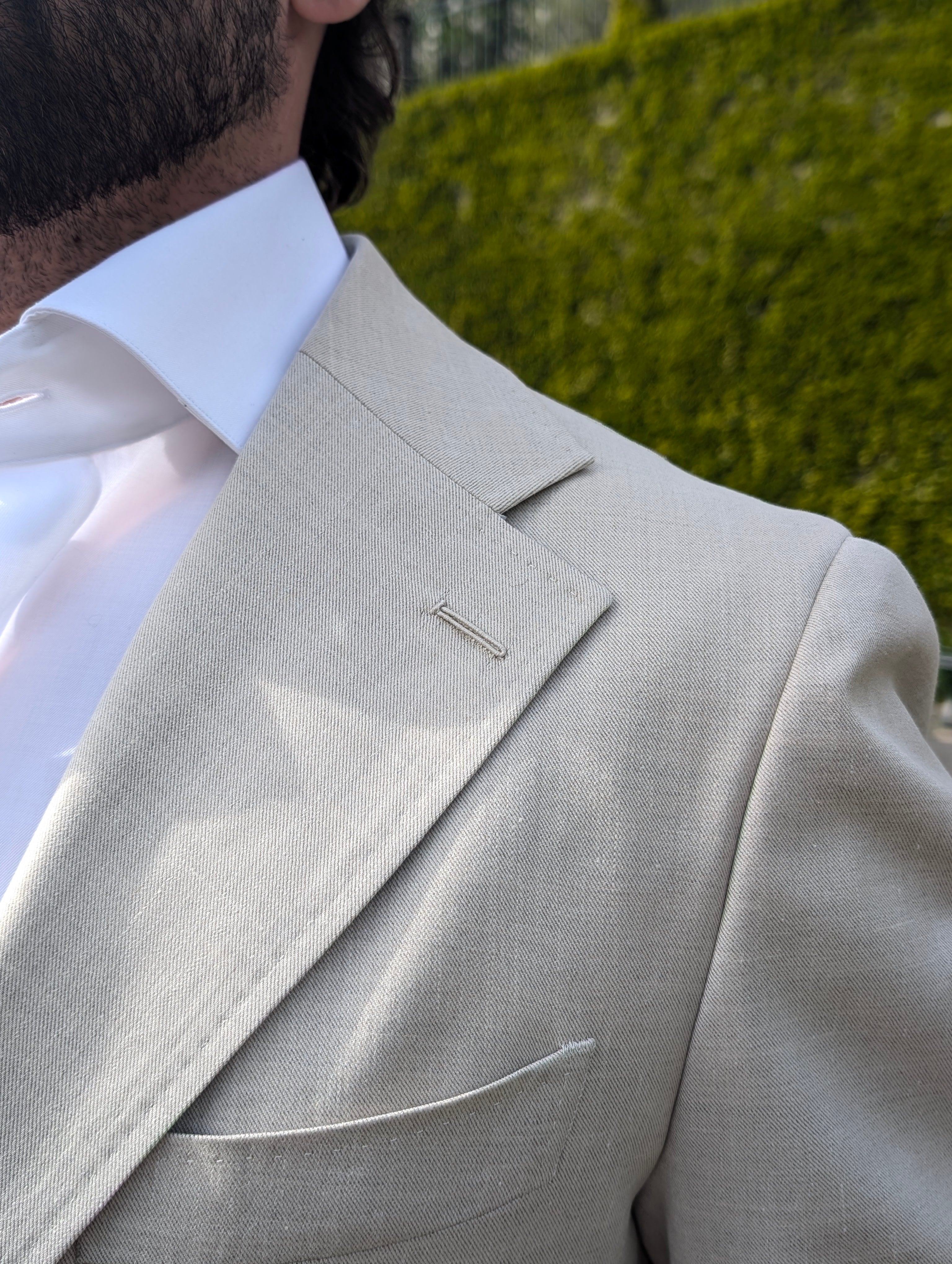 Jersey Blazer - Beige