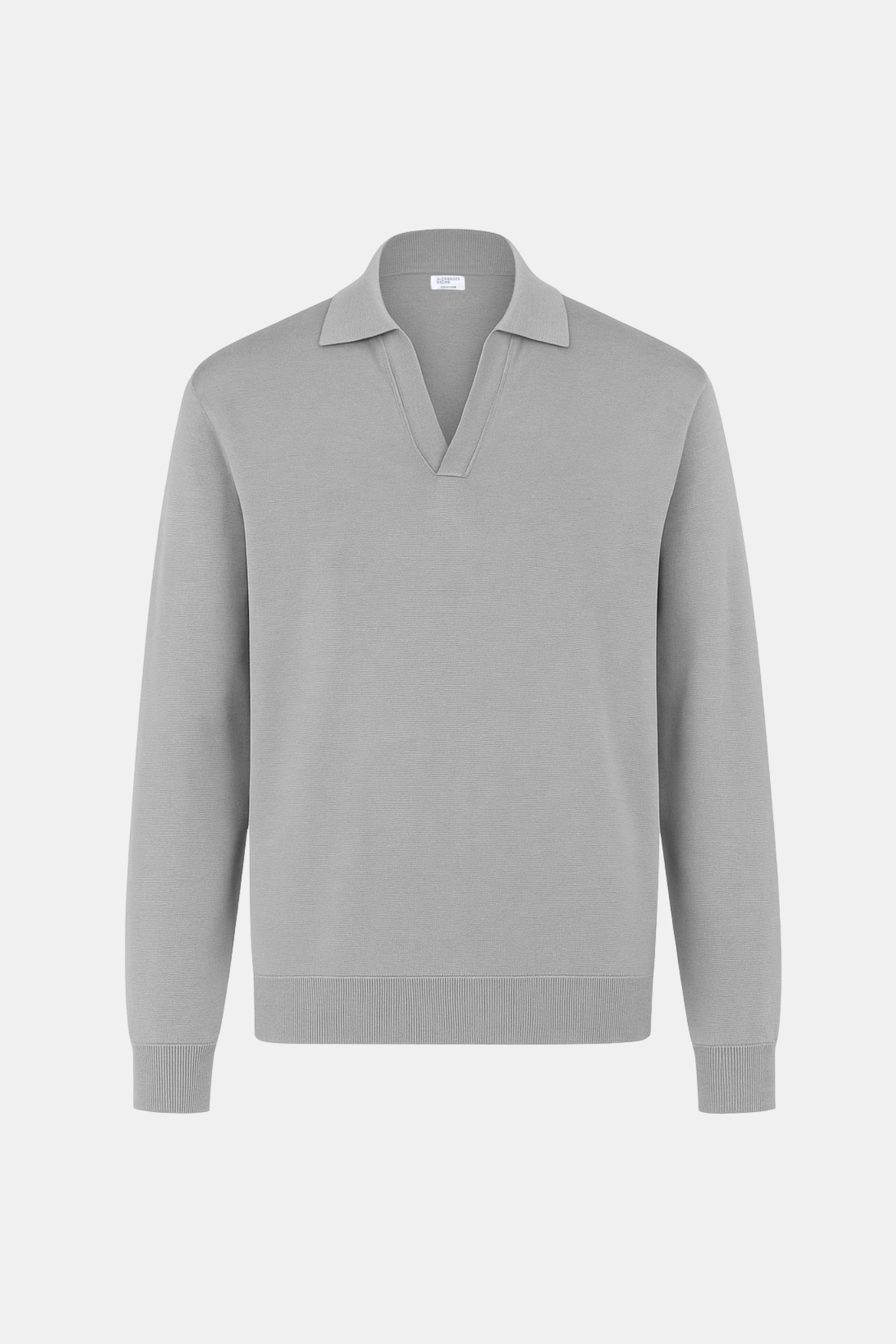 Polo Buttonless - Grey Mélange
